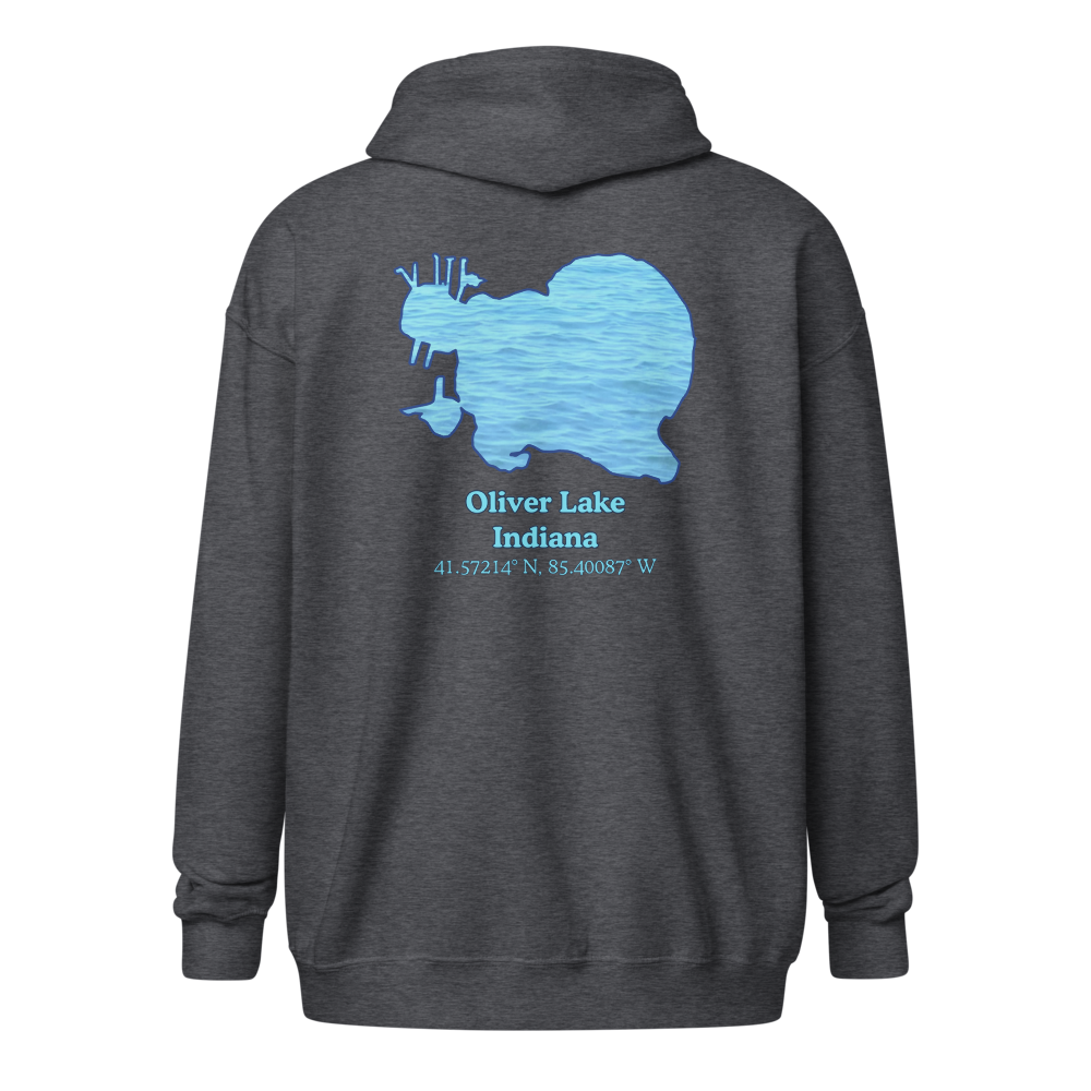 Oliver Lake Unisex Zip Hoodie