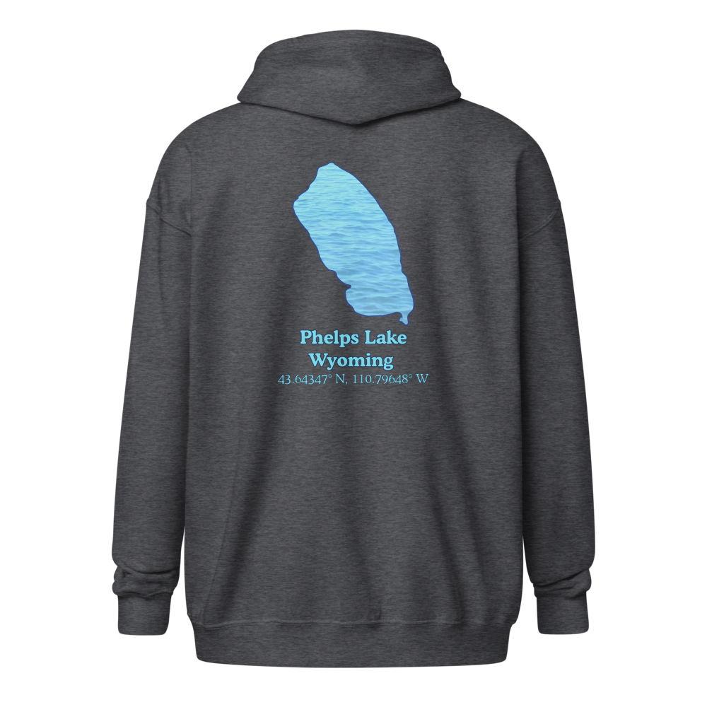 Phelps Lake Unisex Zip Hoodie