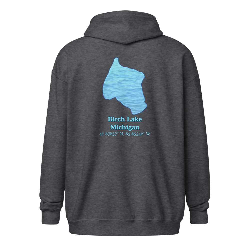 Birch Lake Unisex Zip Hoodie