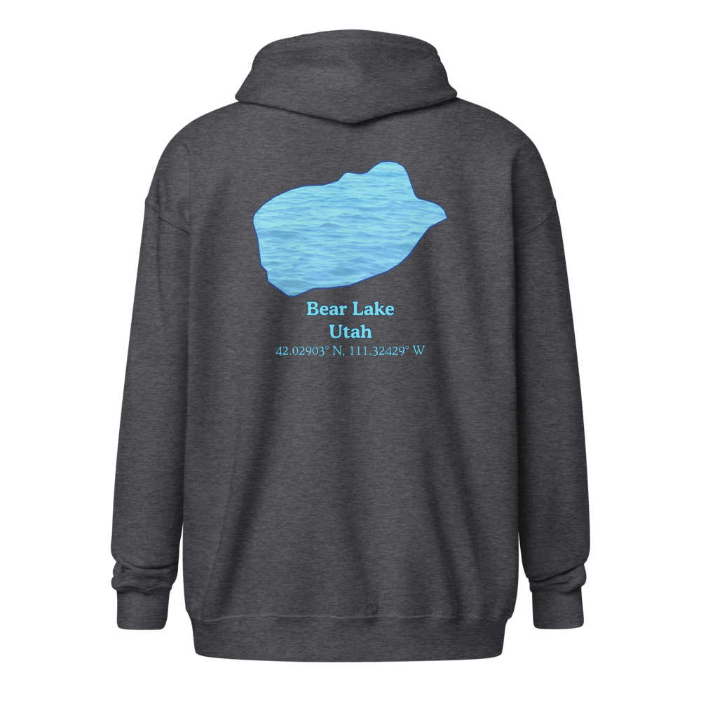 Bear Lake Unisex Zip Hoodie