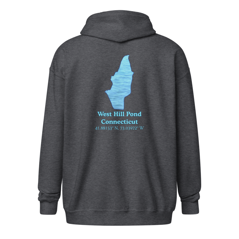 West Hill Pond Unisex Zip Hoodie