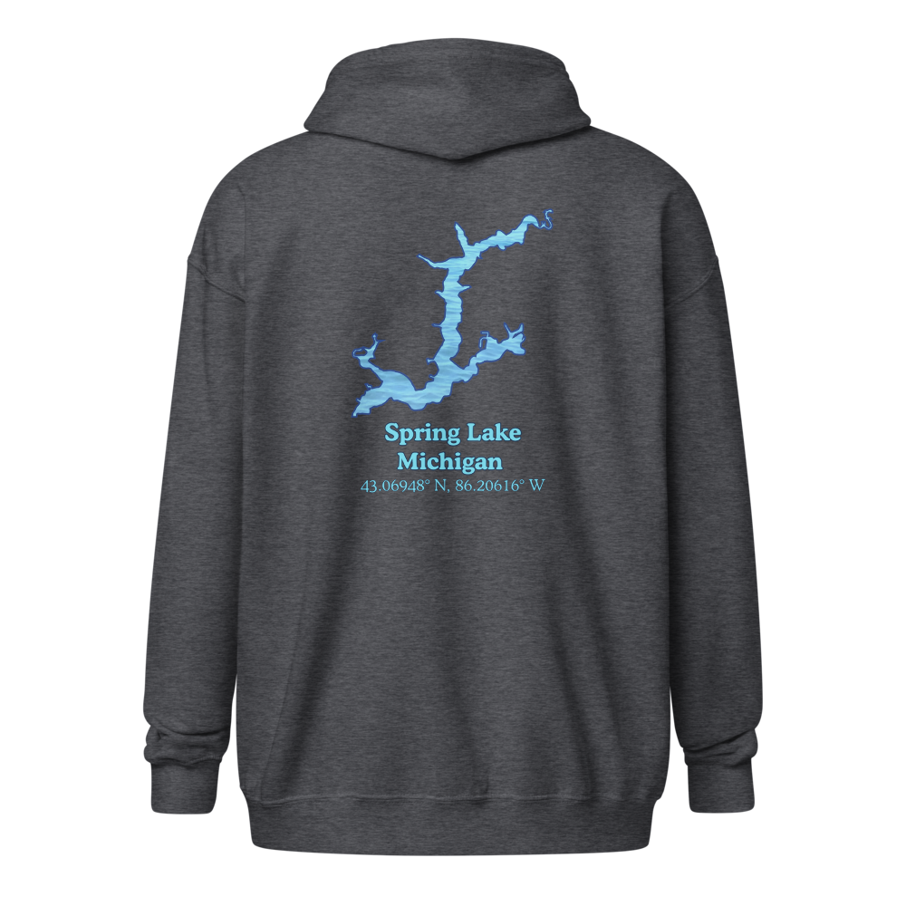 Spring Lake Unisex Zip Hoodie