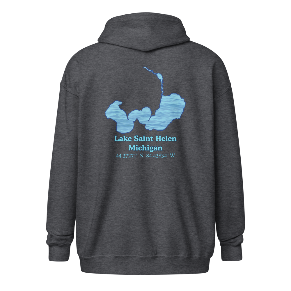 Lake Saint Helen Unisex Zip Hoodie