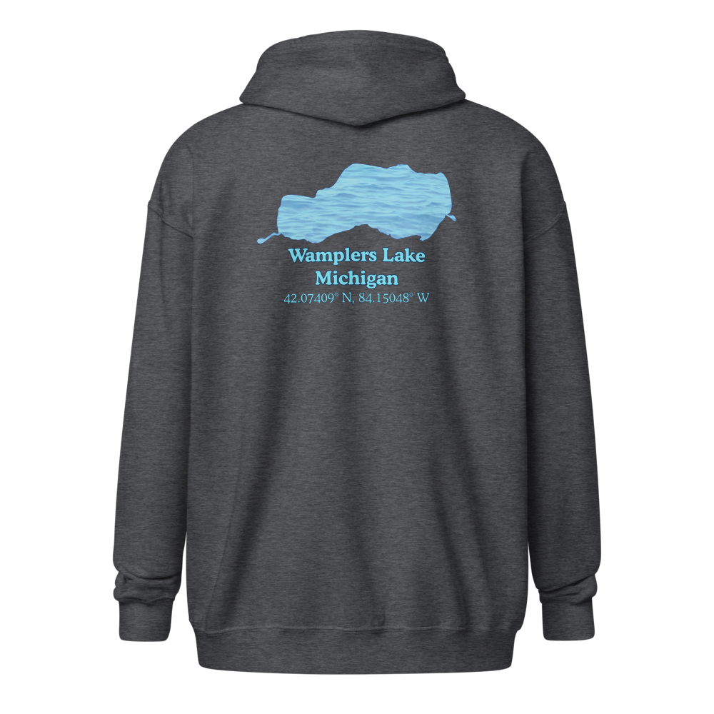 Wamplers Lake Unisex Zip Hoodie