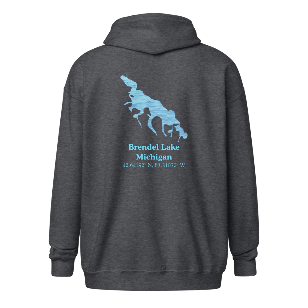 Brendel Lake Unisex Zip Hoodie