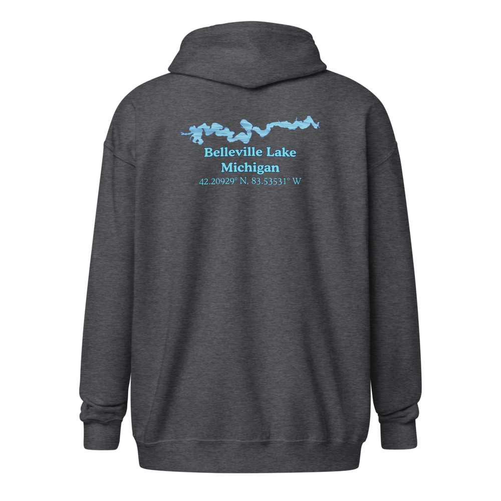 Belleville Lake Unisex Zip Hoodie