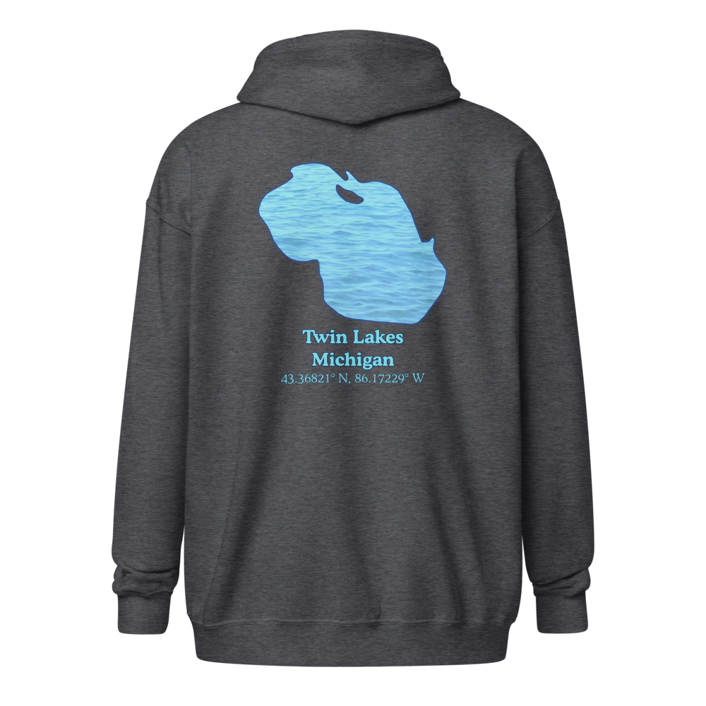 Twin Lakes Unisex Zip Hoodie