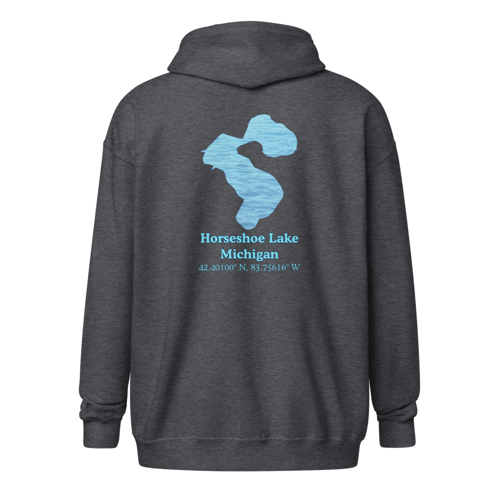 Horseshoe Lake Unisex Zip Hoodie