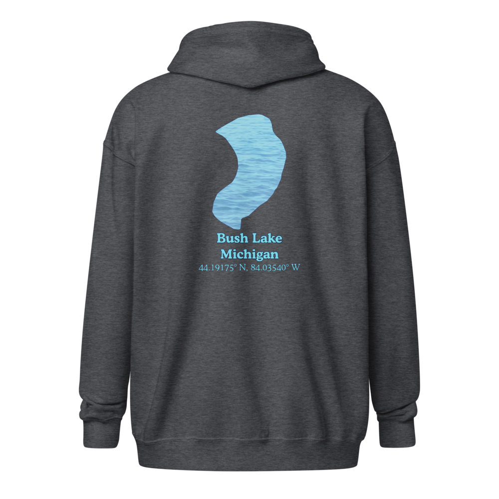 Bush Lake Unisex Zip Hoodie