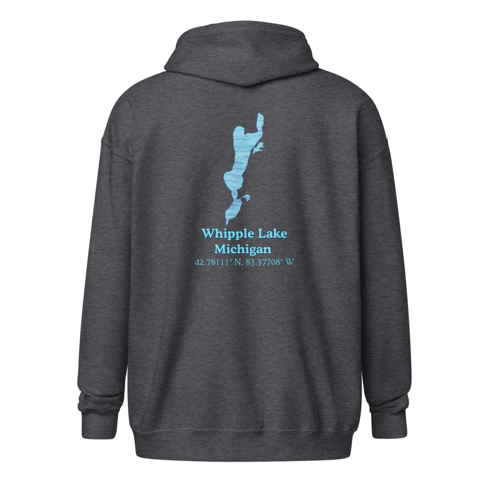 Whipple Lake Unisex Zip Hoodie