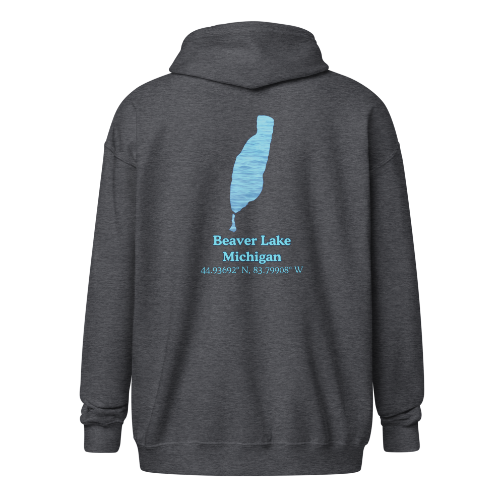 Beaver Lake Unisex Zip Hoodie