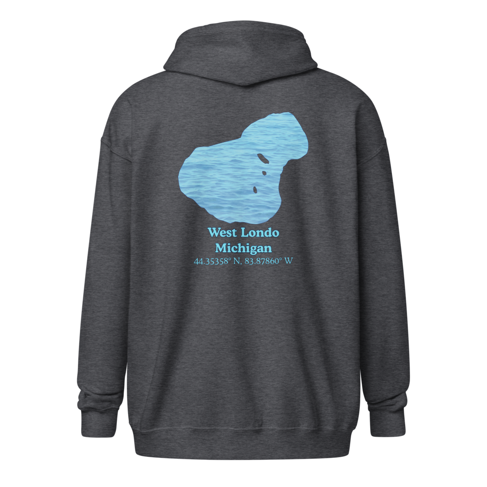 West Londo Unisex Zip Hoodie