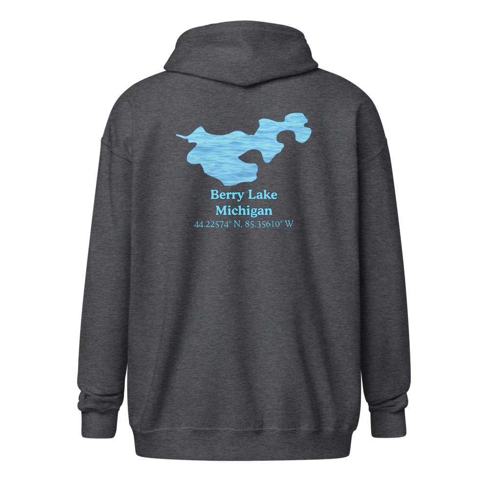 Berry Lake Unisex Zip Hoodie