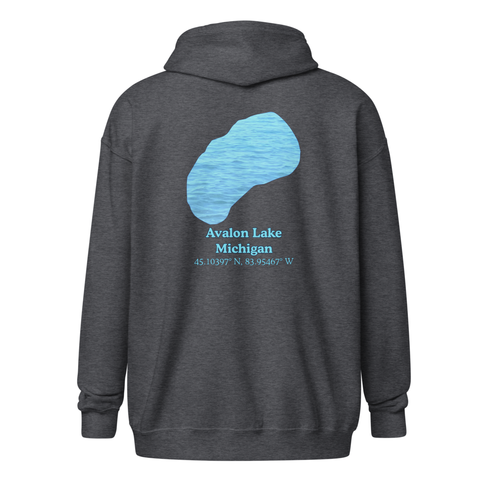 Avalon Lake Unisex Zip Hoodie