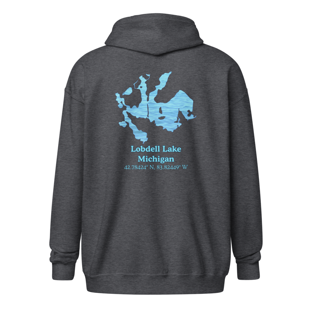 Lobdell Lake Unisex Zip Hoodie