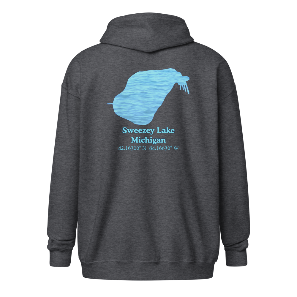 Sweezey Lake Unisex Zip Hoodie
