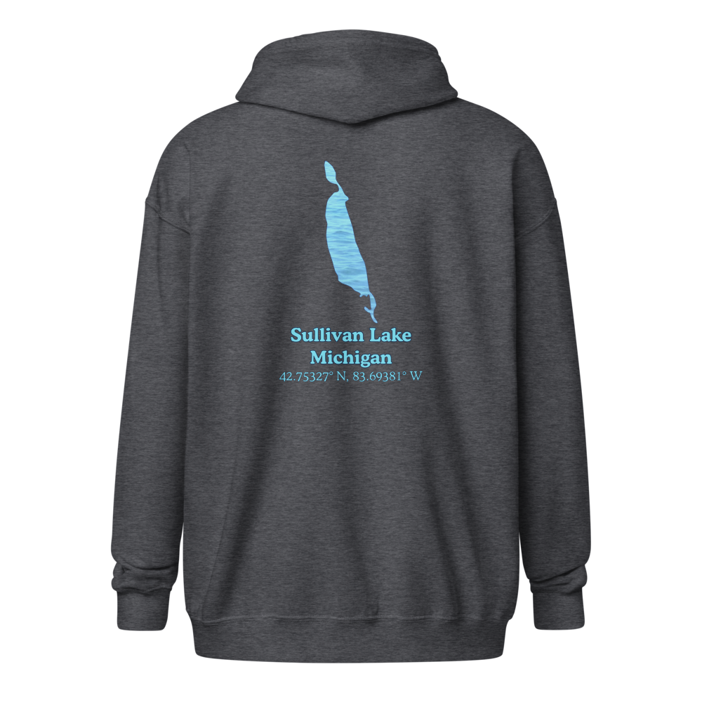 Sullivan Lake Unisex Zip Hoodie