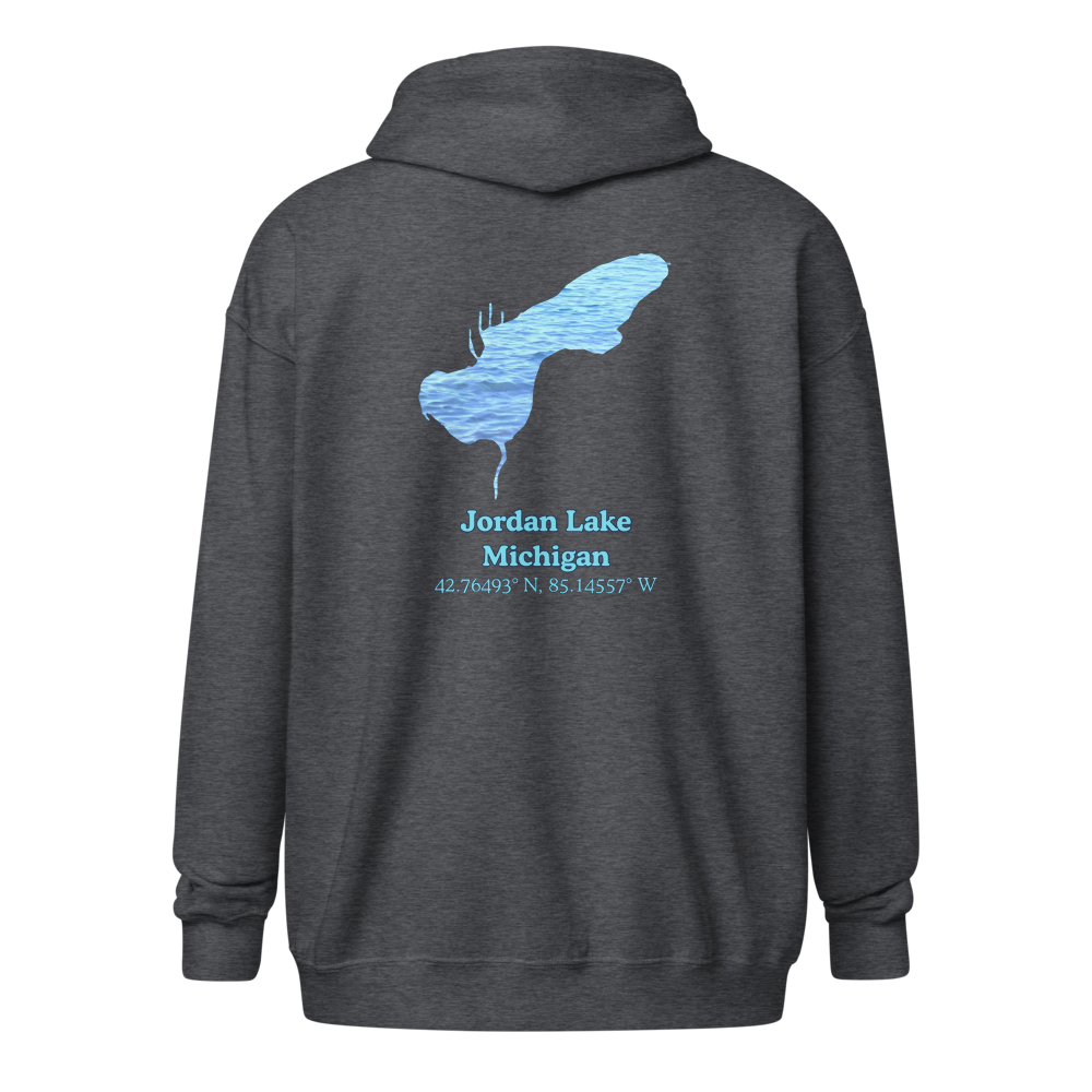 Jordan Lake Unisex Zip Hoodie
