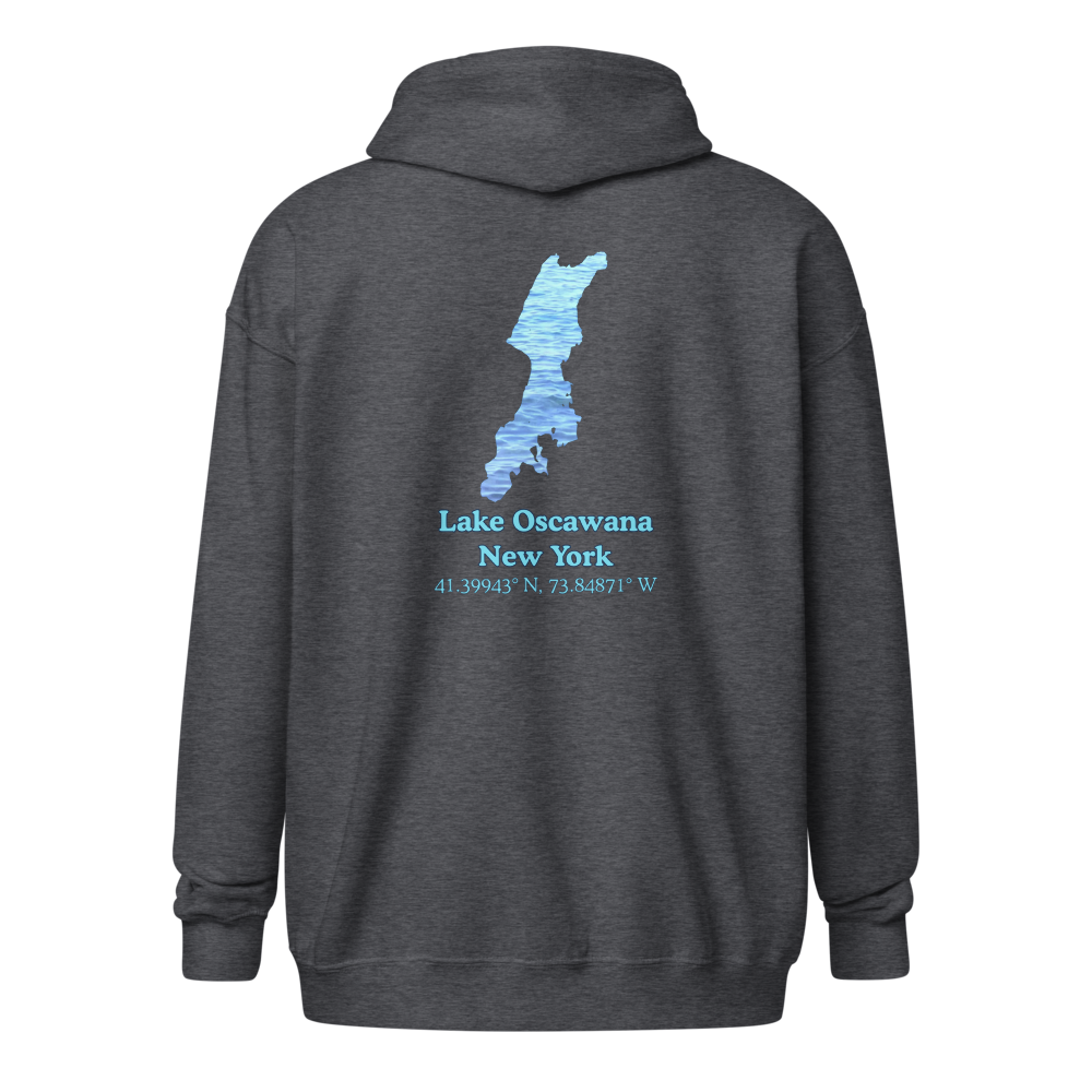 Lake Oscawana Unisex Zip Hoodie