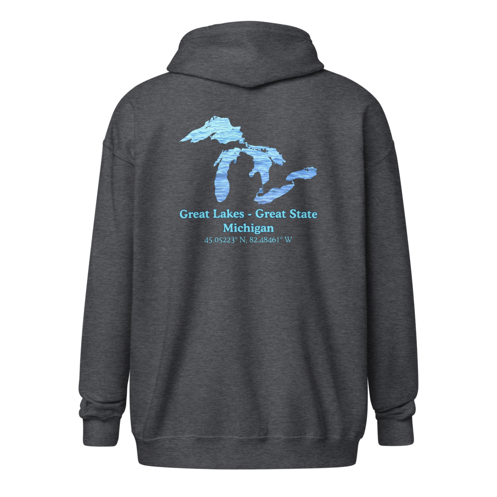 Great Lakes - Great State Unisex Zip Hoodie