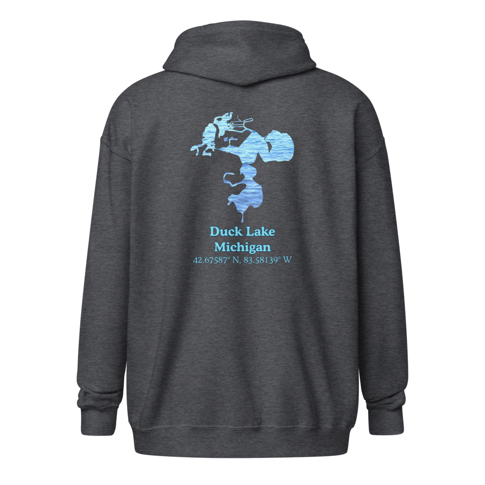 Duck Lake Unisex Zip Hoodie