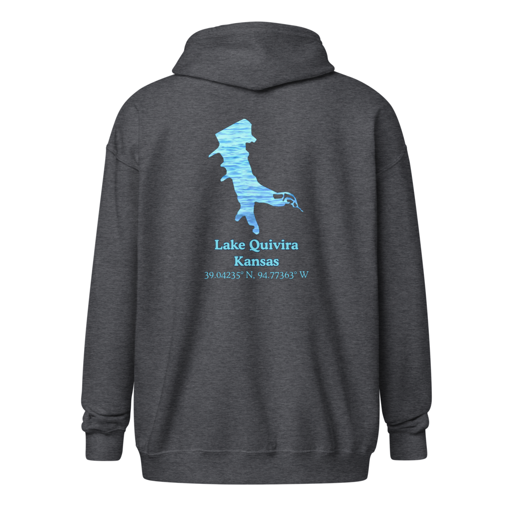 Lake Quivira Unisex Zip Hoodie