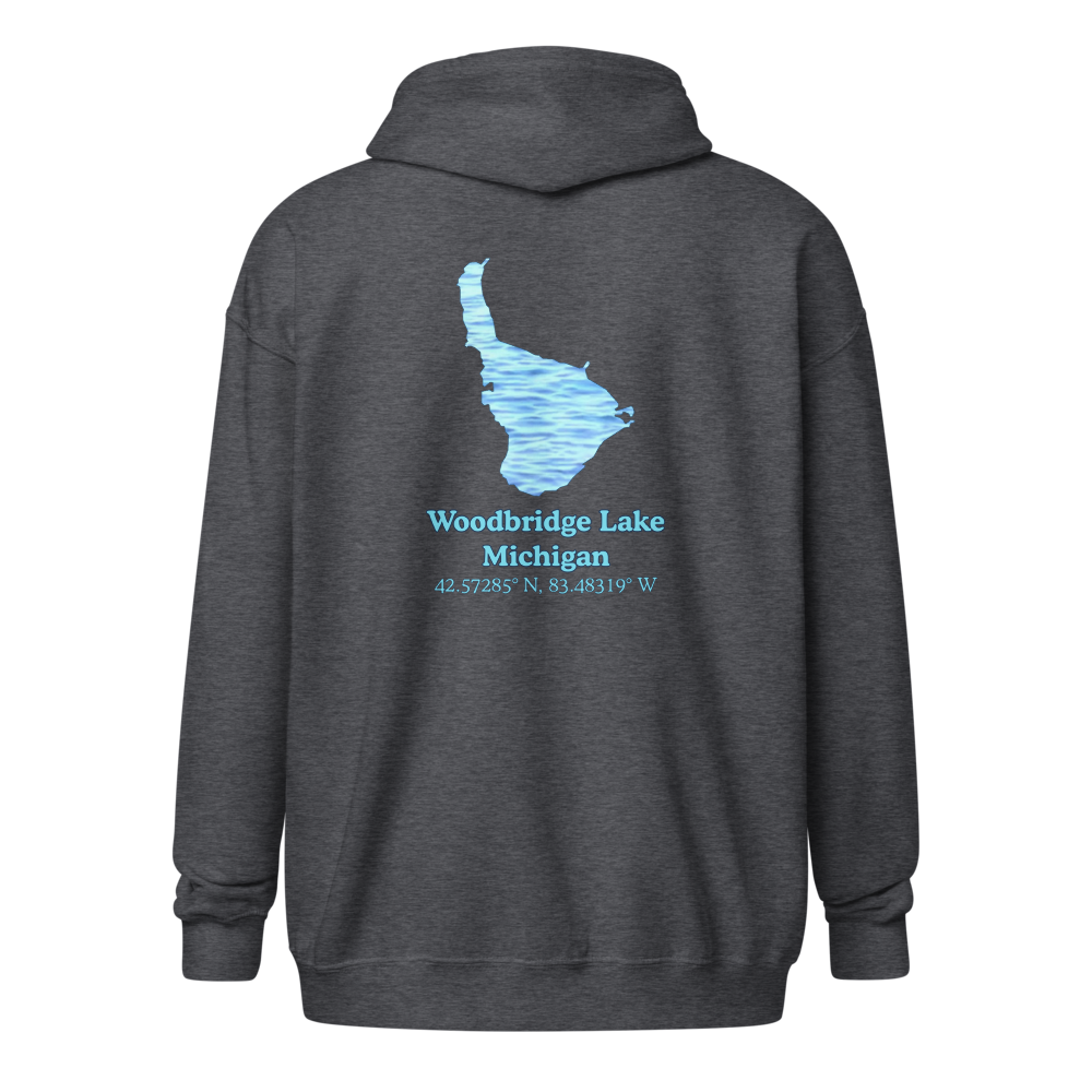 Woodbridge Lake Unisex Zip Hoodie