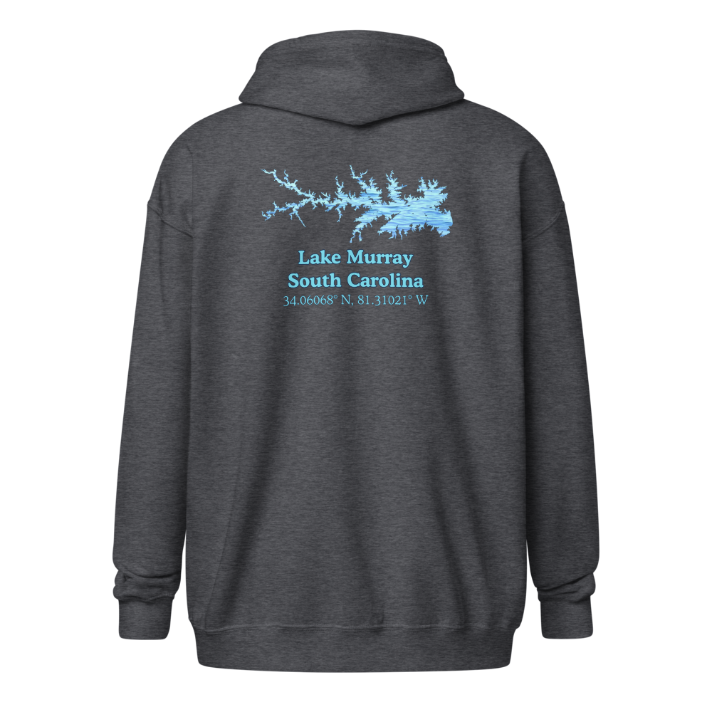 Lake Murray Unisex Zip Hoodie
