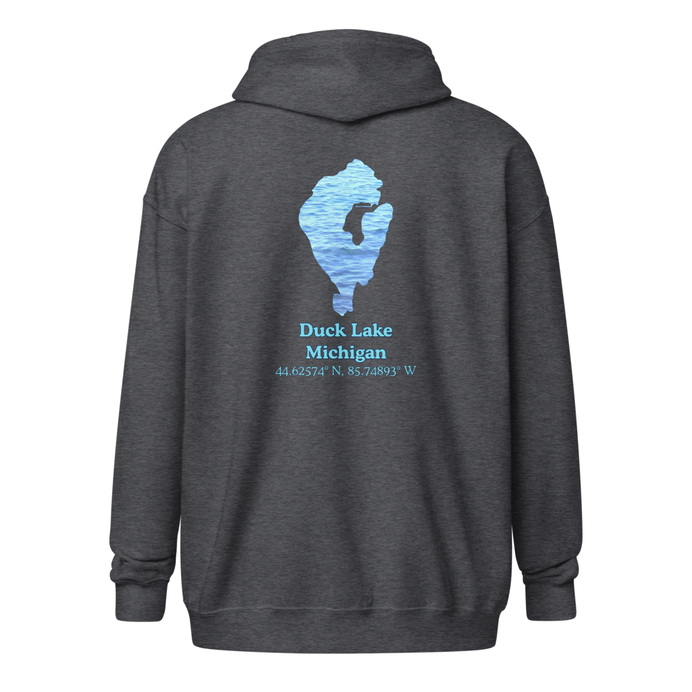 Duck Lake Unisex Zip Hoodie