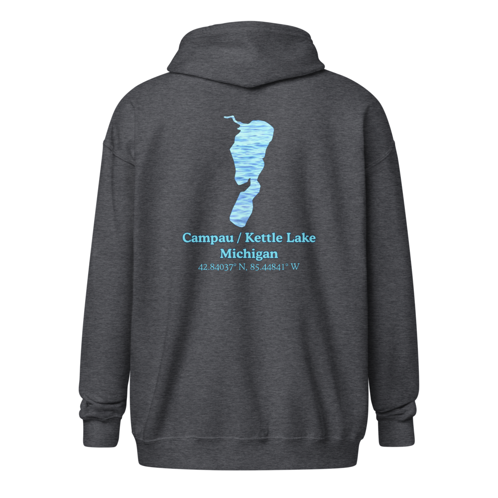 Campau / Kettle Lake Unisex Zip Hoodie