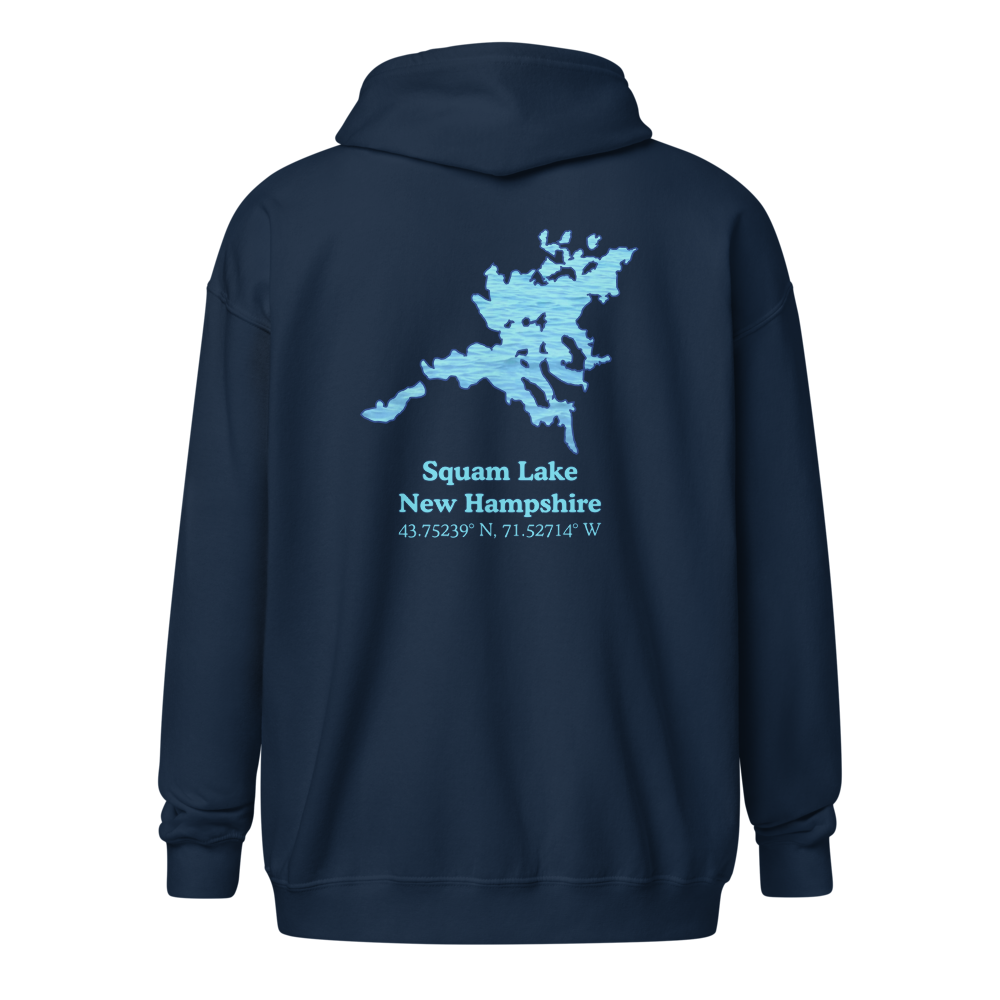Squam Lake Unisex Zip Hoodie