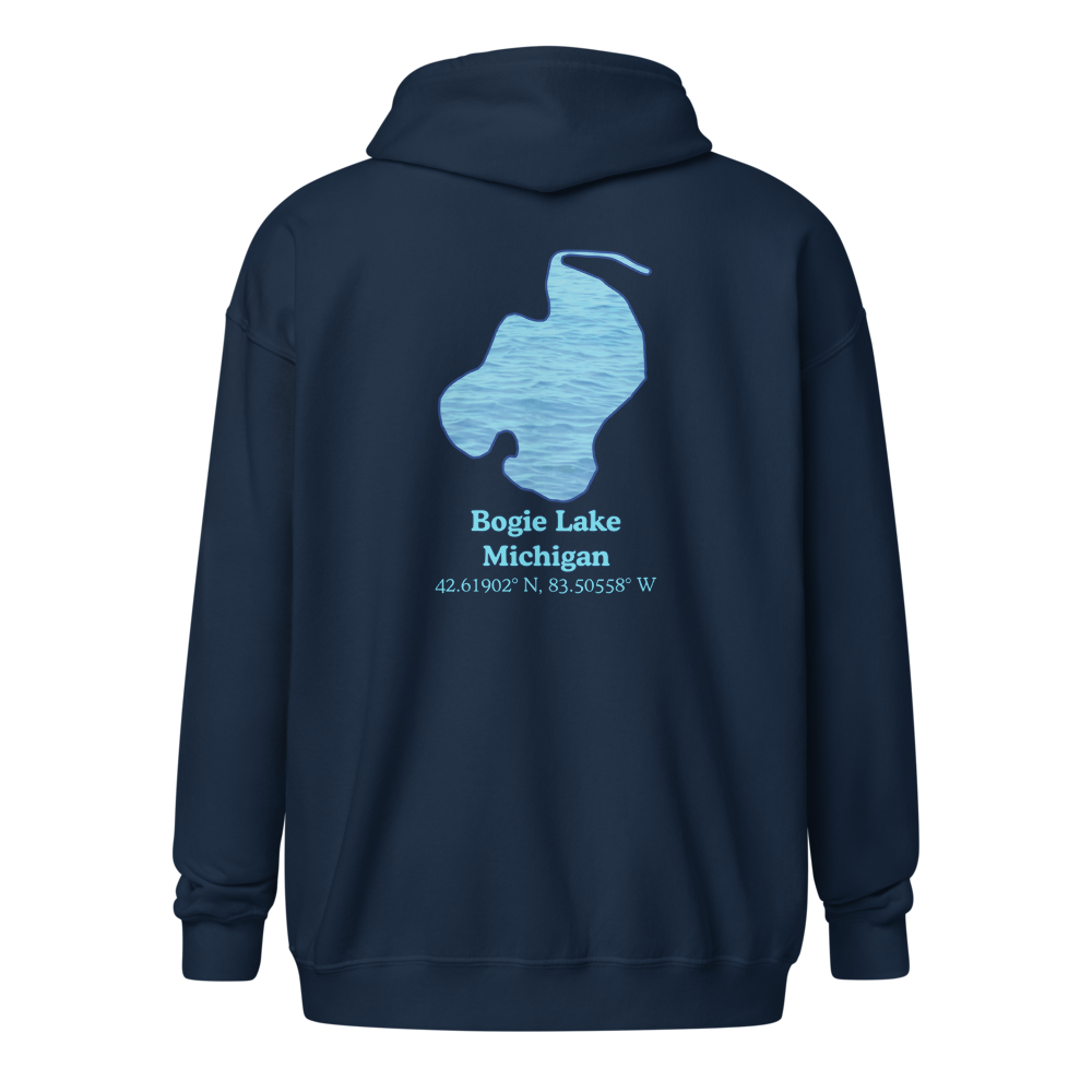 Bogie Lake Unisex Zip Hoodie