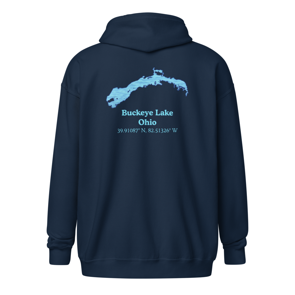 Buckeye Lake Unisex Zip Hoodie