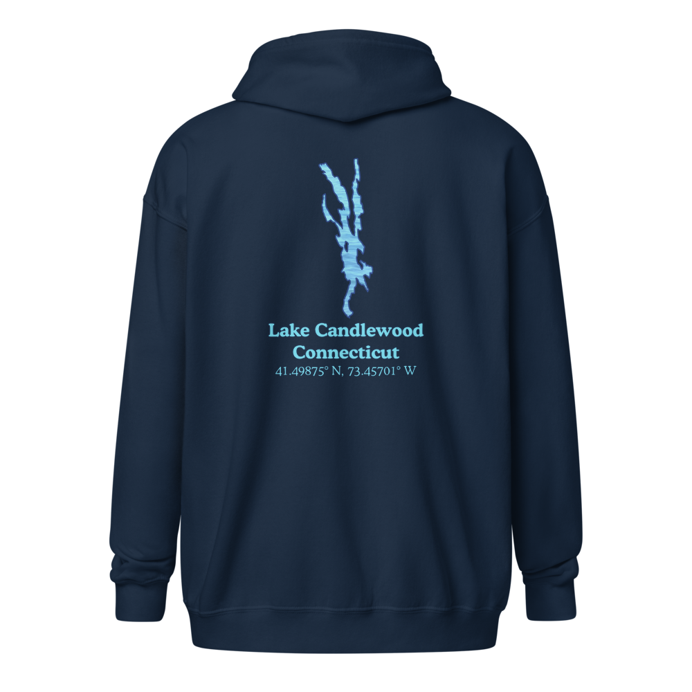Lake Candlewood Unisex Zip Hoodie