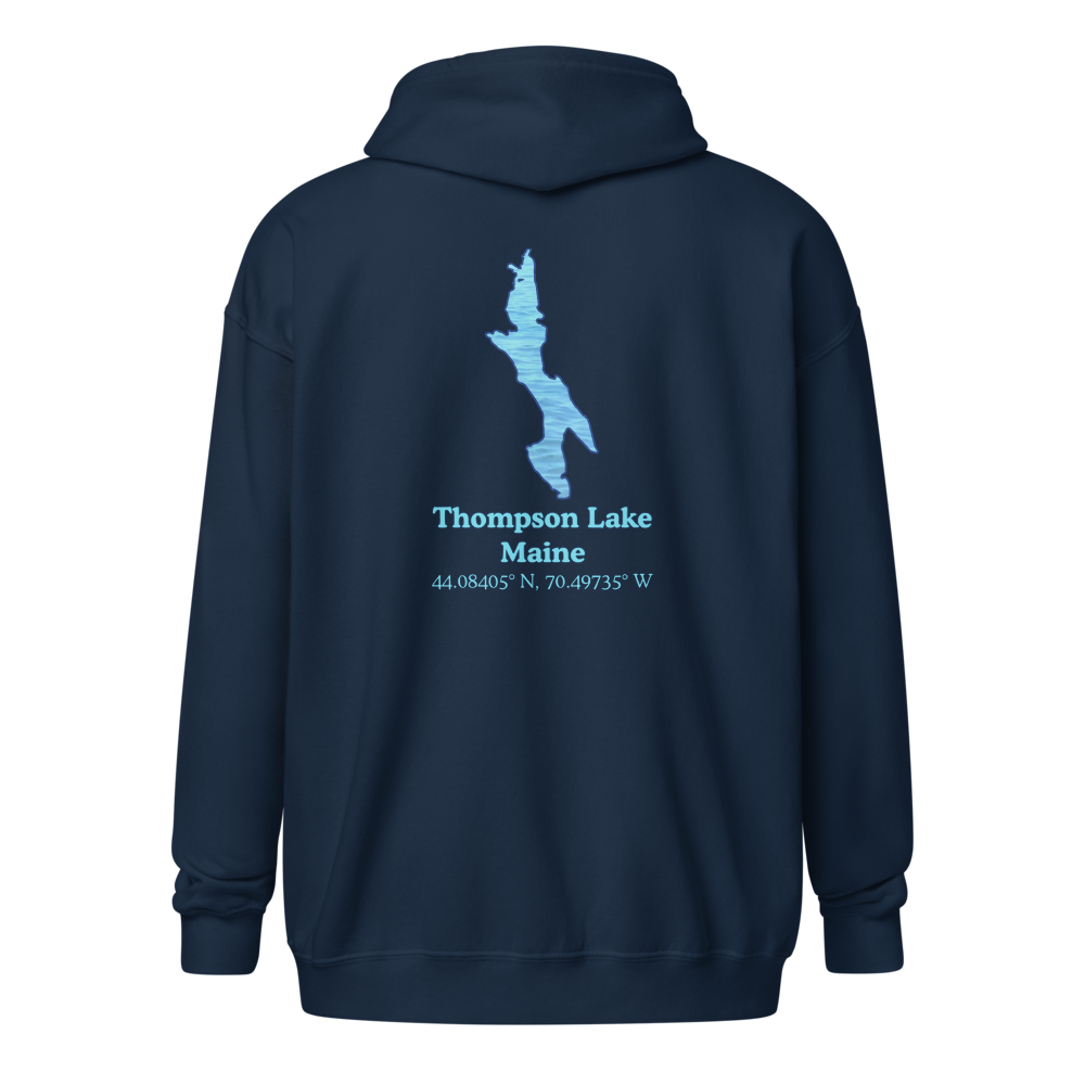 Thompson Lake Unisex Zip Hoodie