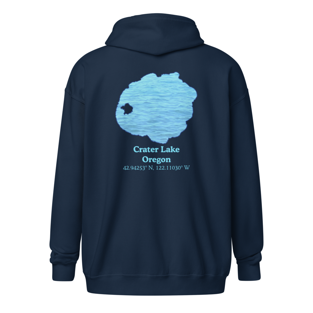 Crater Lake Unisex Zip Hoodie
