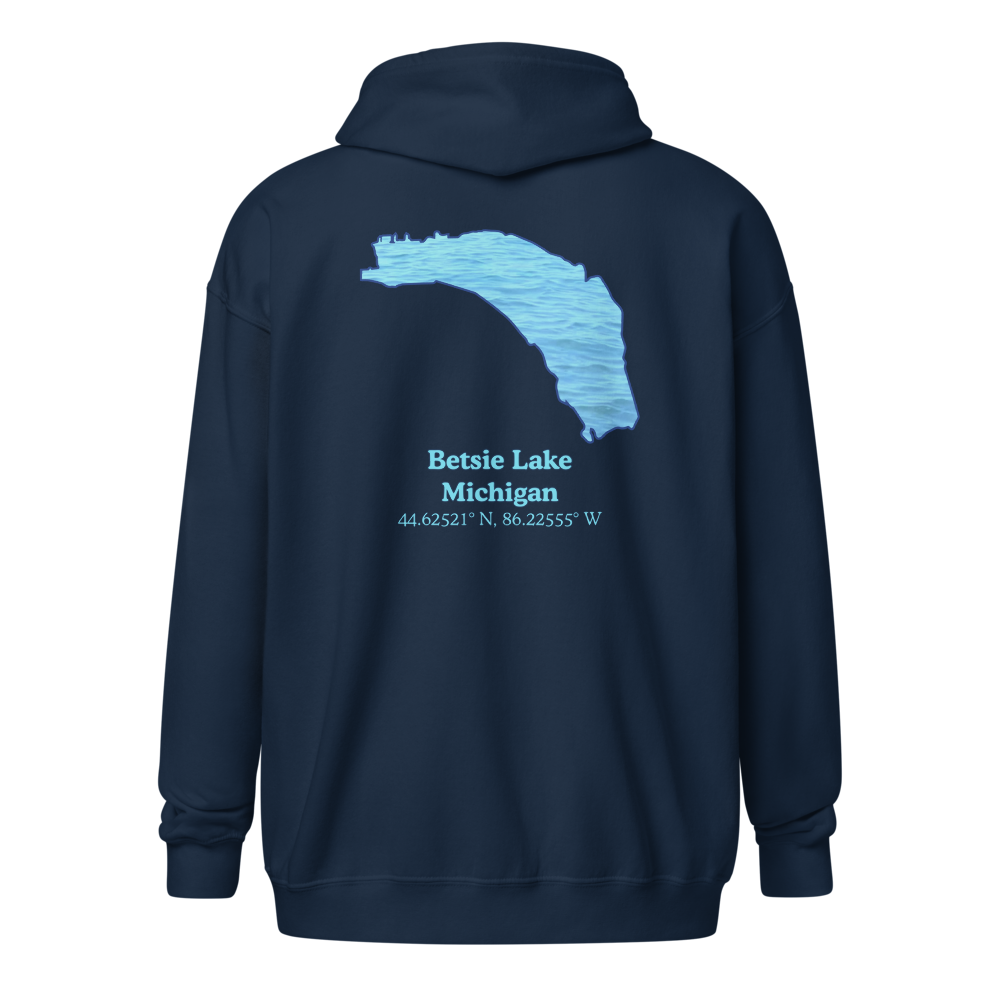 Betsie Lake Unisex Zip Hoodie