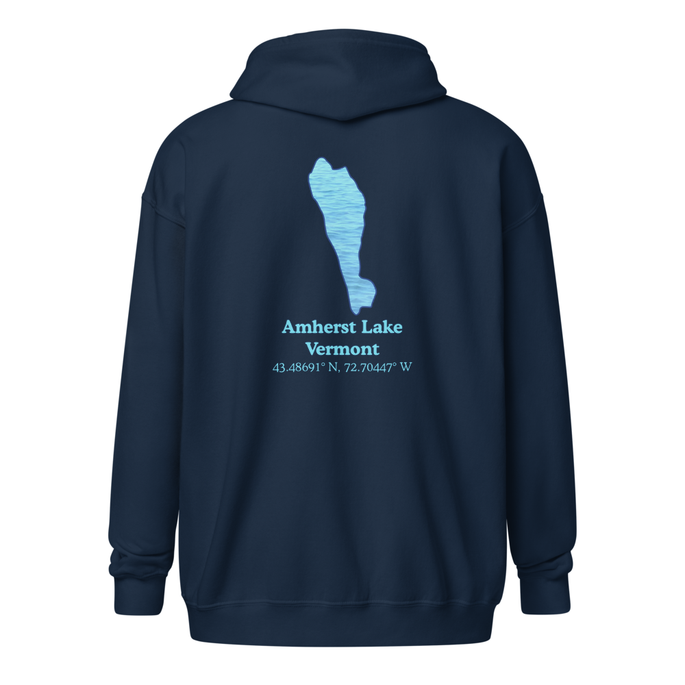 Amherst Lake Unisex Zip Hoodie