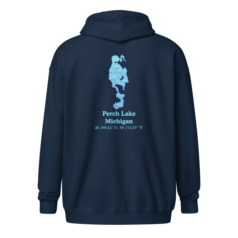 Perch Lake Unisex Zip Hoodie