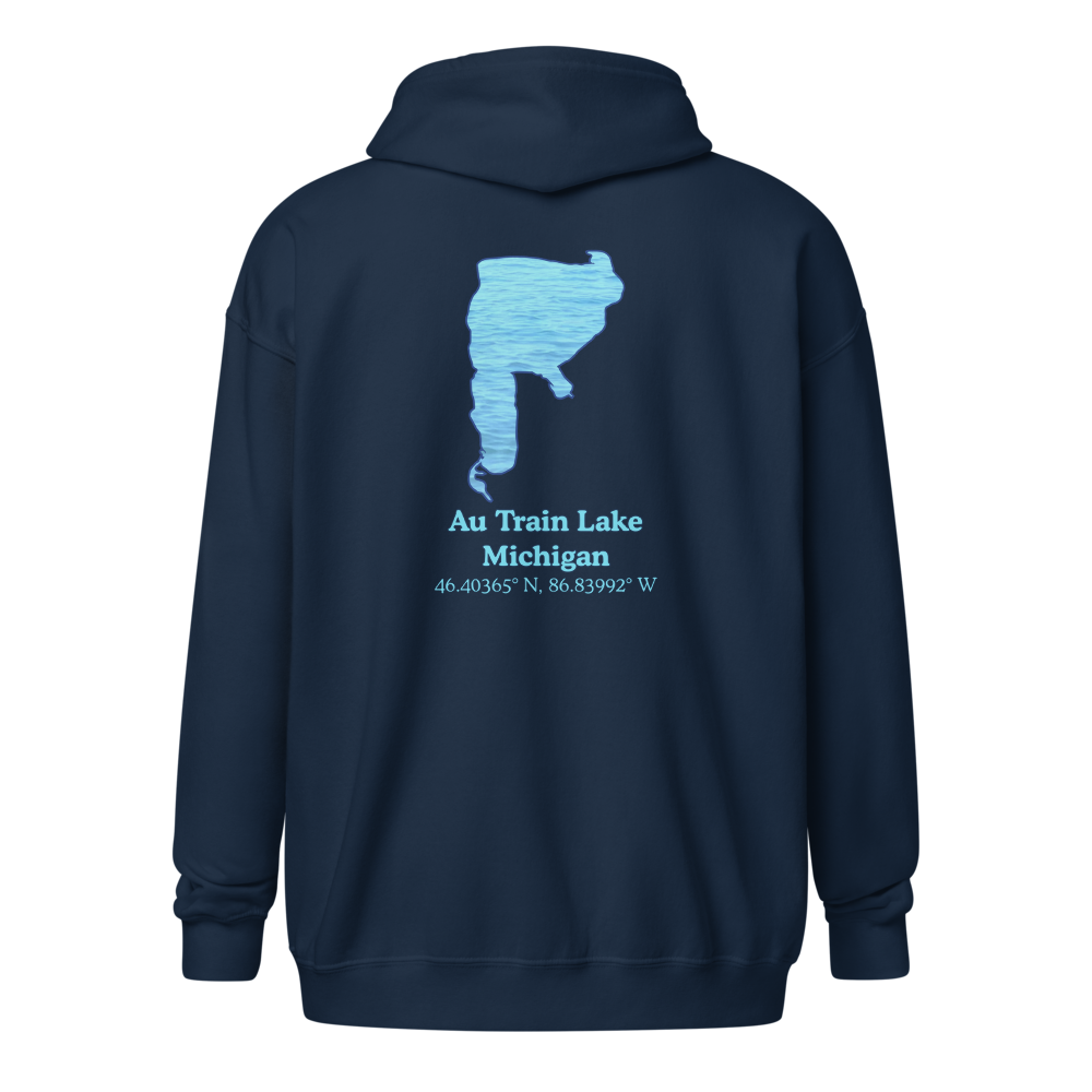 Au Train Lake Unisex Zip Hoodie
