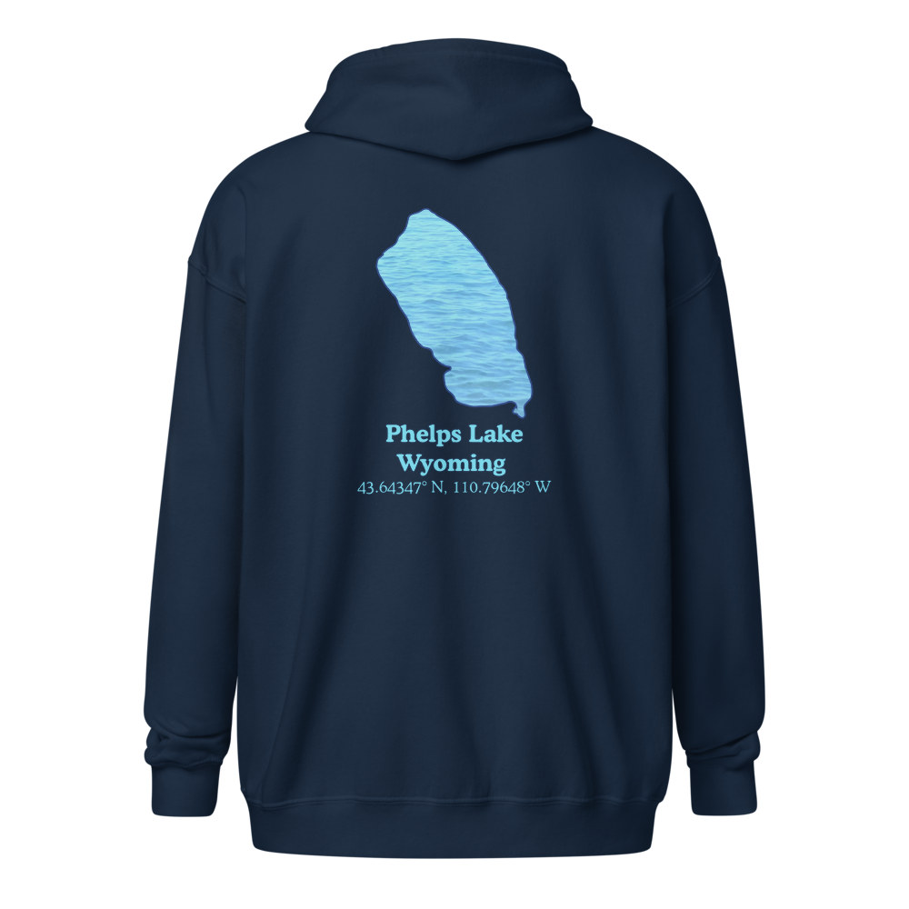 Phelps Lake Unisex Zip Hoodie