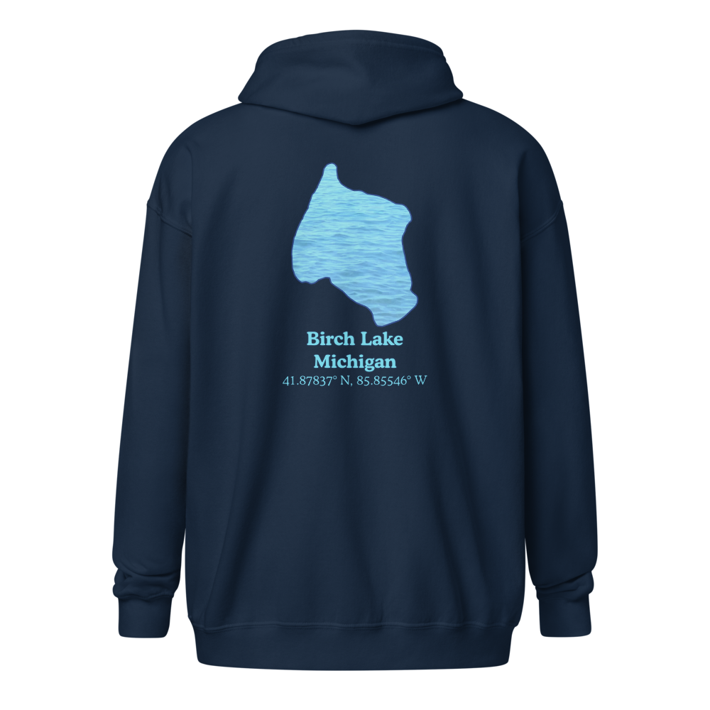 Birch Lake Unisex Zip Hoodie