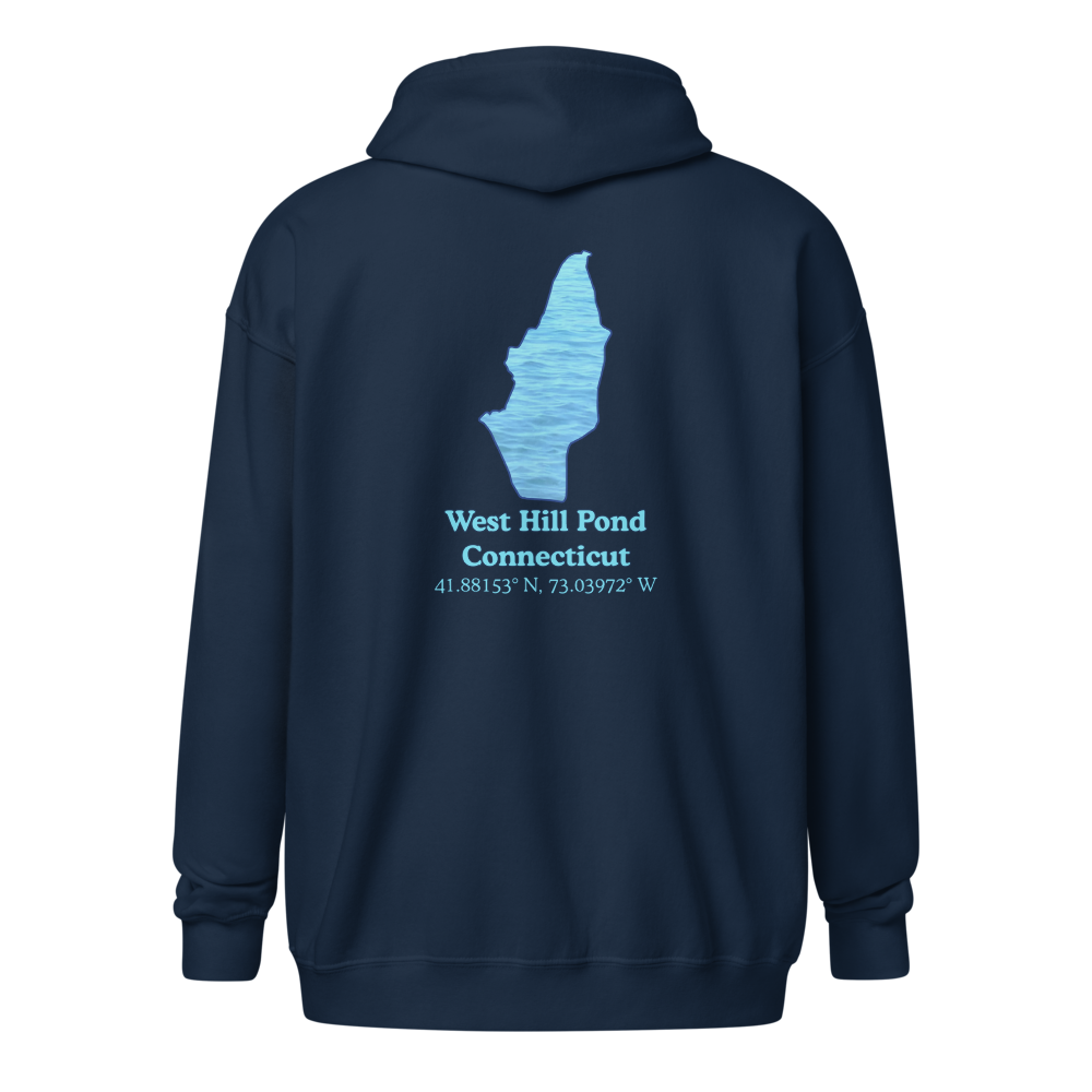 West Hill Pond Unisex Zip Hoodie