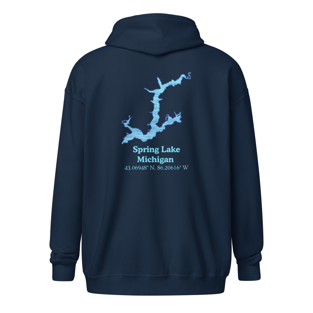 Spring Lake Unisex Zip Hoodie