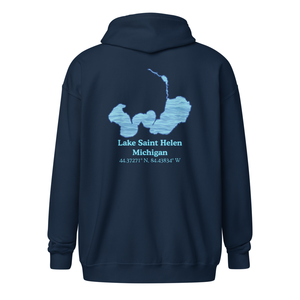 Lake Saint Helen Unisex Zip Hoodie