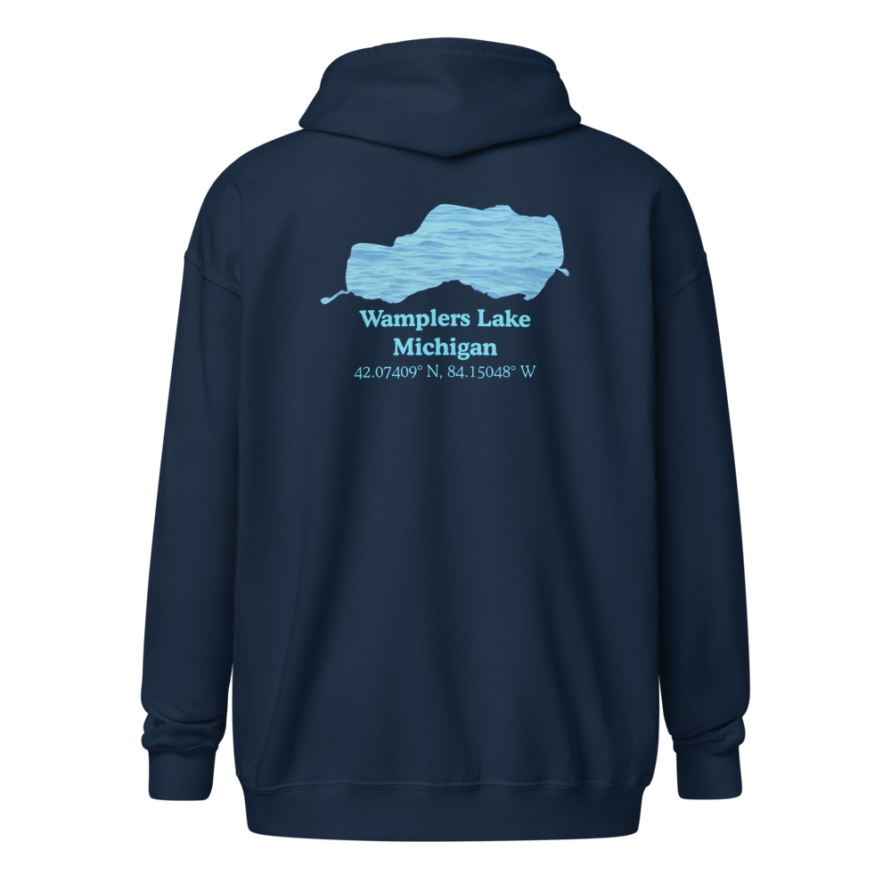 Wamplers Lake Unisex Zip Hoodie