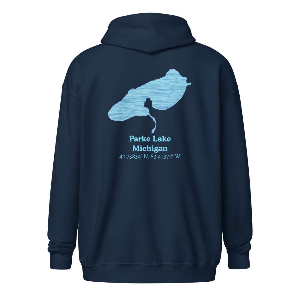 Parke Lake Unisex Zip Hoodie