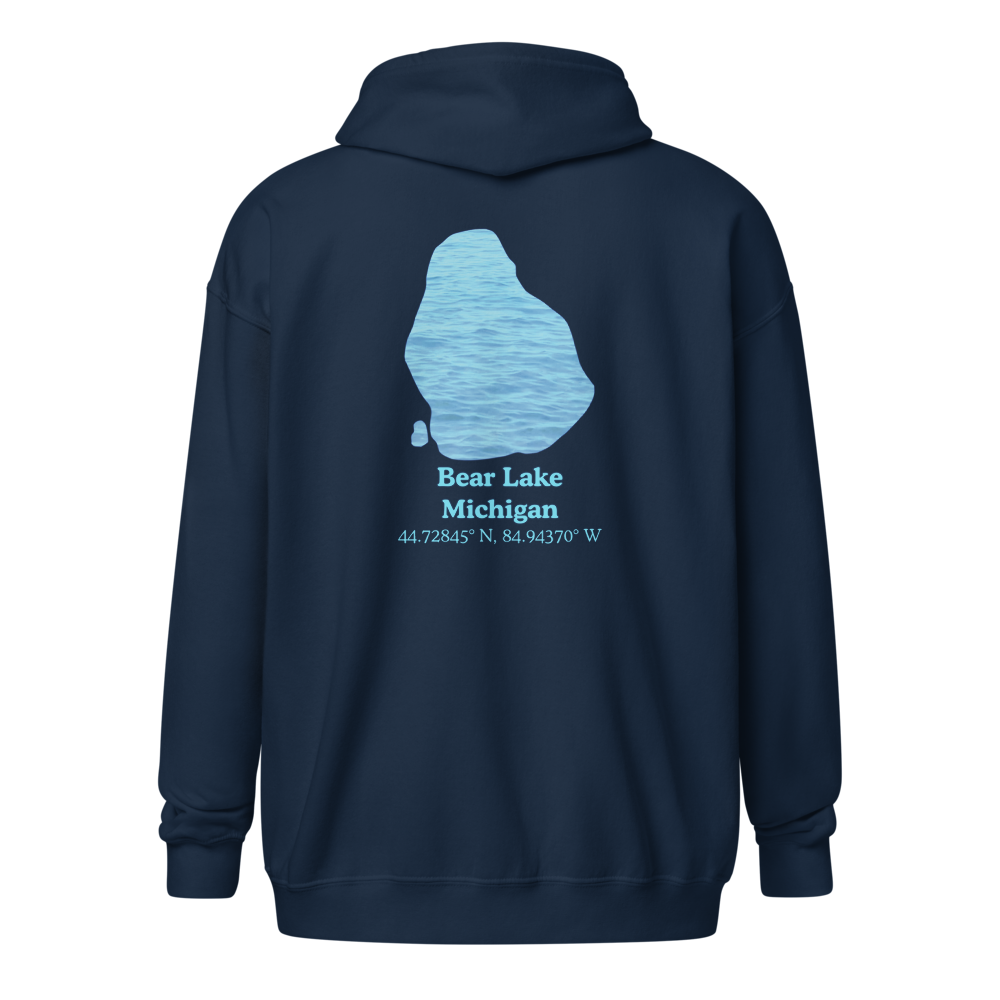 Bear Lake Unisex Zip Hoodie