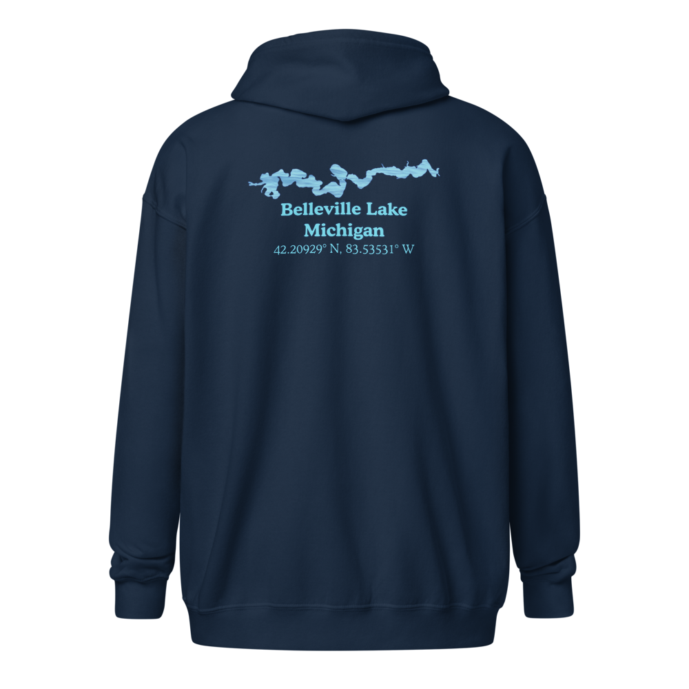Belleville Lake Unisex Zip Hoodie
