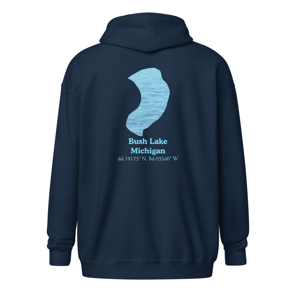 Bush Lake Unisex Zip Hoodie
